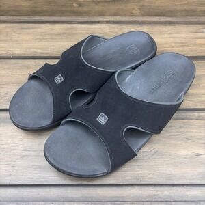 Spenco‎ Kholo Men's Orthotic Slide Sandals Carbon / Pewter - 15 US